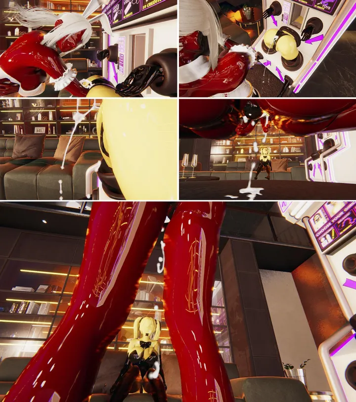 TENTACLE8 触手服 胶衣 堵嘴 人形 蒙面 BDSM 调教 性偶 兔女郎 中文剧情向预览图