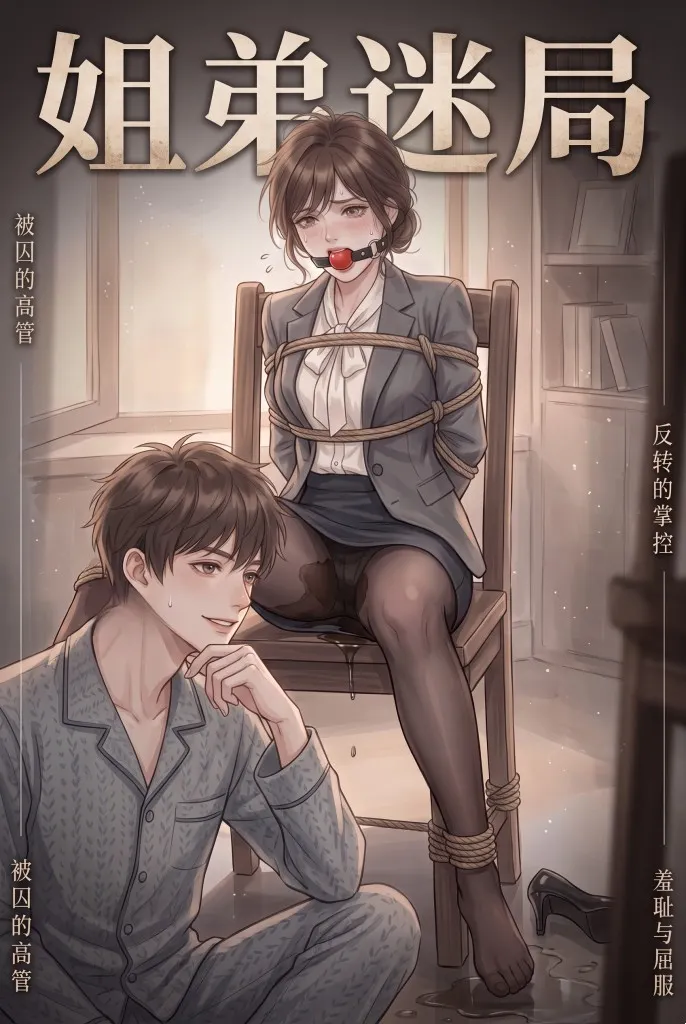 《姐弟之恋——弟弟的邪恶计划》 捆绑,TK挠痒,鞭打,揉胸,失禁 ,呻吟预览图