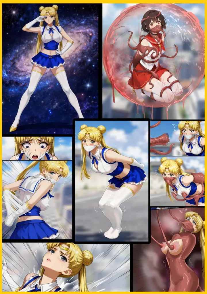 King - 《魔法少女的寄生囚禁》超经典的魔法美少女 服装改造 触手服 寄生同化 沦为永不解脱的改造养料 超精彩不要错过~
